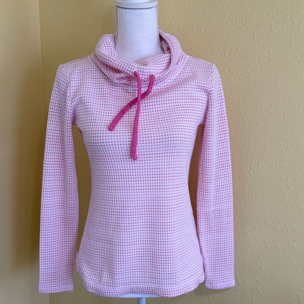 Talbots Elegant Pink Cowl Neck pull over